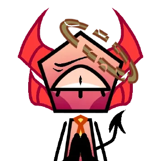 😈 emoji Тики Telegram sticker 15 of 17