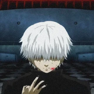 Sticker from Токийский гуль @anime_stickerr