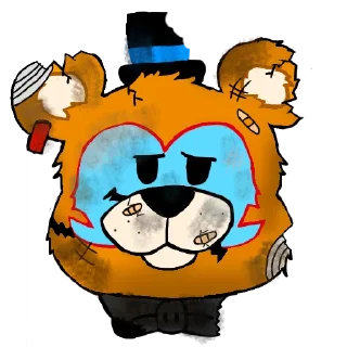 🌟 emoji GlamRock Freddik Telegram sticker 7 of 11