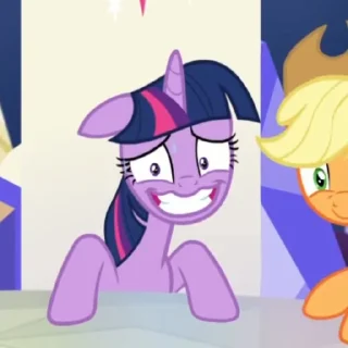 😖 emoji My Little Pony 🌈🌟❤️ Telegram sticker 20 of 40