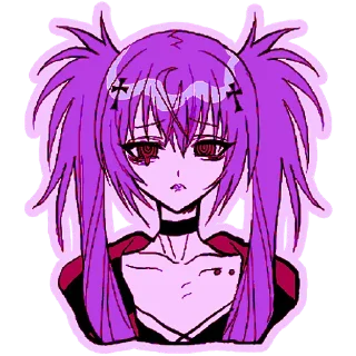 😞 emoji Ультрамариновая-тян 2 @Nyasticks Telegram sticker 17 of 33