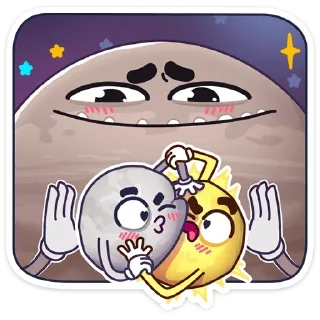 😏 emoji Парад планет от @stickers_vk Telegram sticker 12 of 48