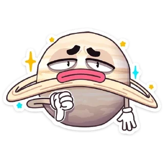 👎 emoji Парад планет от @stickers_vk Telegram sticker 5 of 48