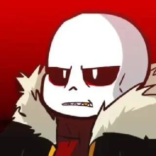 🤩 emoji Fell!sans underverse ⊹ @Ruzi_heh Telegram sticker 12 of 55