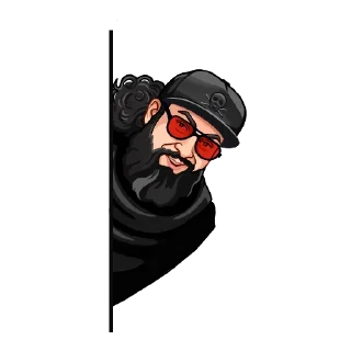 🧐 emoji Би-2 art Telegram sticker 6 of 29