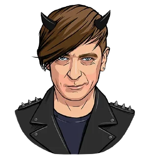 😈 emoji Би-2 art Telegram sticker 20 of 29