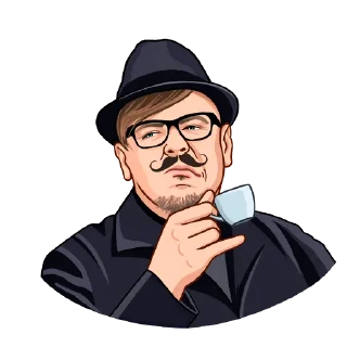 😏 emoji Би-2 art Telegram sticker 9 of 29