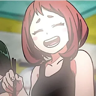 🍡 emoji uraraka @karacik12 Telegram sticker 5 of 27
