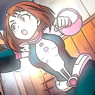 🍡 emoji uraraka @karacik12 Telegram sticker 24 of 27