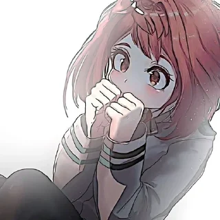 🍡 emoji uraraka @karacik12 Telegram sticker 18 of 27