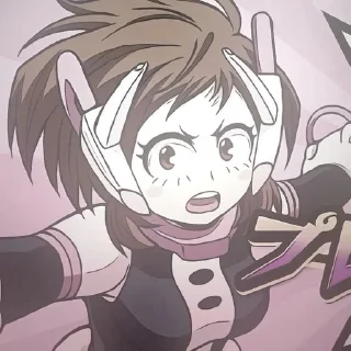 🍡 emoji uraraka @karacik12 Telegram sticker 10 of 27