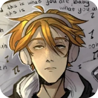 😴 emoji Руманга «вместе» Telegram sticker 13 of 120