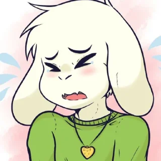 💛 emoji 𝙰𝚣𝚛𝚒𝚎𝙻  𝚋𝚢 : @stickers_undertale Telegram sticker 12 of 26