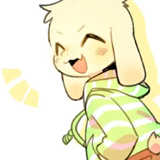 💚 emoji 𝙰𝚣𝚛𝚒𝚎𝙻  𝚋𝚢 : @stickers_undertale Telegram sticker 23 of 26