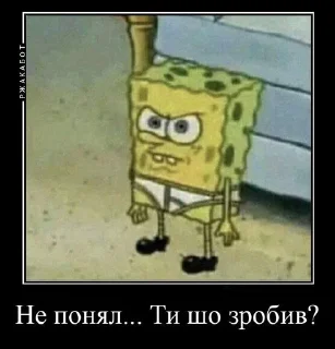 Sticker from Угарні Меми від мене.