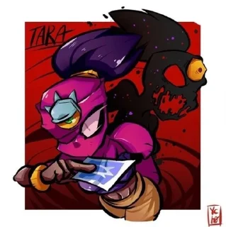 🌟 emoji Tara Brawl Stars Telegram sticker 7 of 31