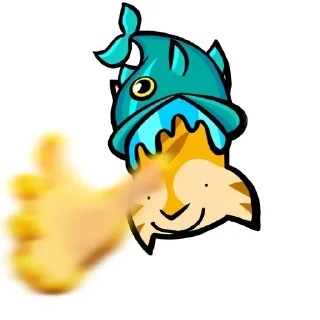 🙂 emoji Jade Fish Telegram sticker 14 of 42