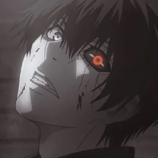 😨 emoji Tokyo ghoul Telegram sticker 5 of 25