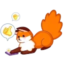 Sticker from Red Fox