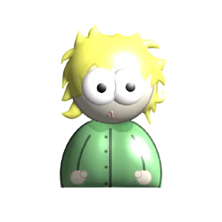 Sticker from South park in shock