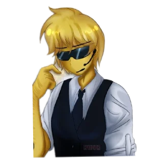 👄 emoji Ethan Forsaken capo Telegram sticker 23 of 46