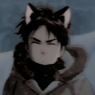 💞 emoji Эрен котик Telegram sticker 12 of 13