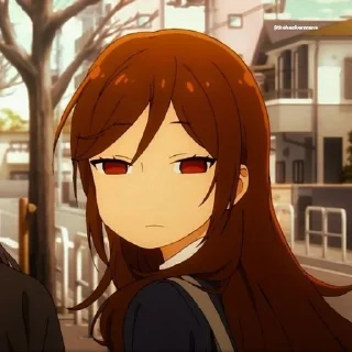 😑 emoji Horimiya | @Astra1iX Telegram sticker 18 of 27