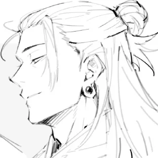 👍 emoji Гето Сугуру/Geto Suguru @driedsalmon Telegram sticker 7 of 120