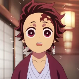 Sticker from Tanjiro animated