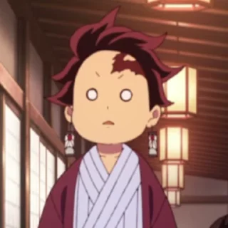 Sticker from Tanjiro animated
