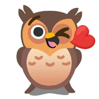 🌟 emoji Сова сова сова Telegram sticker 20 of 77