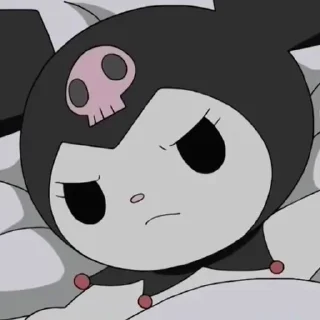 😠 emoji Kuromi x XK Telegram sticker 15 of 26