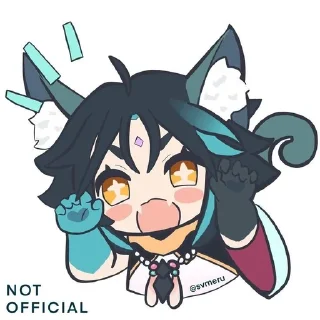 🍵 emoji Сяо-котик Telegram sticker 1 of 43