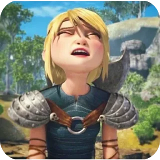 😫 emoji Astrid-HTTYD Telegram sticker 5 of 40