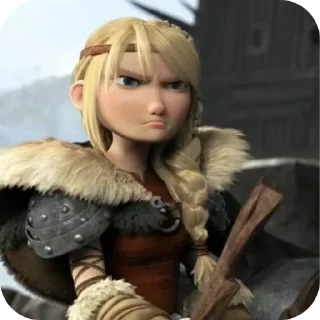 😤 emoji Astrid-HTTYD Telegram sticker 19 of 40