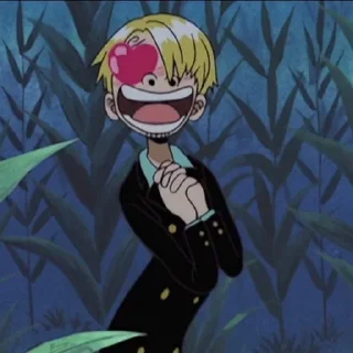 ❤ emoji Санджи Telegram sticker 14 of 68