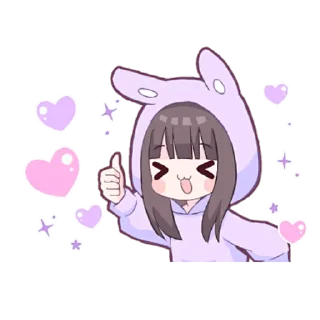 👍 emoji Менхера-Кошка @nyasticks Telegram sticker 16 of 25