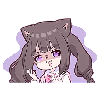 😡 emoji Менхера-Кошка @nyasticks Telegram sticker 15 of 25