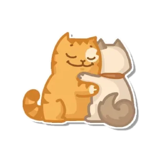 🤗 emoji Котик Персик | @lawlietoff Telegram sticker 19 of 105