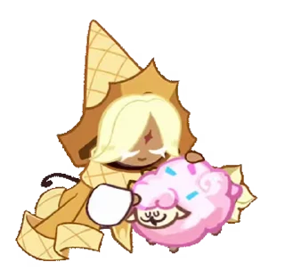 🌻 emoji 𓍼 | Pure Vanilla Cookie🌻 [ @crkstick ] Telegram sticker 8 of 90