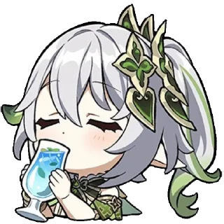 🍹 emoji Нахида Telegram sticker 15 of 102