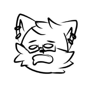 😮‍💨 emoji Анька Telegram sticker 9 of 74