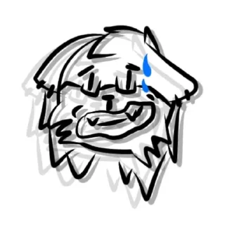 😓 emoji Анька Telegram sticker 7 of 74