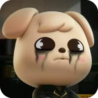 😭 emoji Seungmin in the building Telegram sticker 19 of 28