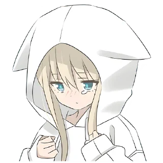 😢 emoji Худи-тян @Nyasticks Telegram sticker 24 of 41