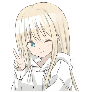 ✌️ emoji Худи-тян @Nyasticks Telegram sticker 22 of 41