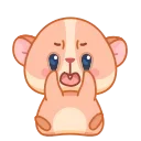 🫣 emoji Хомячок Коржик • @TgSticker Telegram sticker 18 of 49