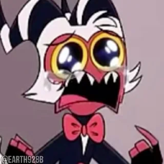 🥵 emoji @EARTH928B <- АДСКИЙ БОСС HELLUVA BOSS СТИКЕРЫ Telegram sticker 17 of 30
