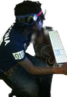 👨‍💻 emoji Lovely Chief Keef Telegram sticker 14 of 21