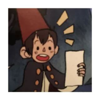 😲 emoji Over the garden wall Telegram sticker 5 of 36